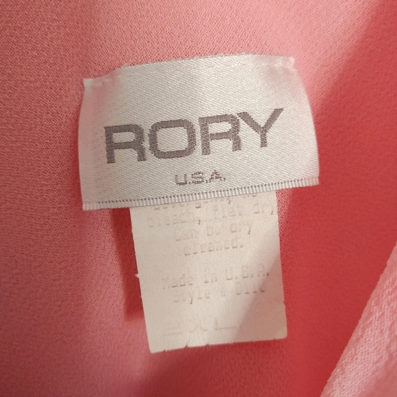 Rory vintage Y2k pink mesh floral maxi dress. Size 2XL - Picture 10 of 15